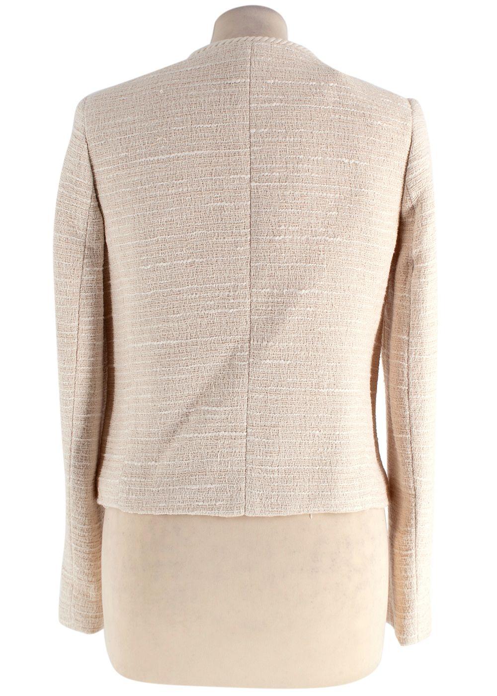 Claudie Pierlot Cream Tweed Jacket