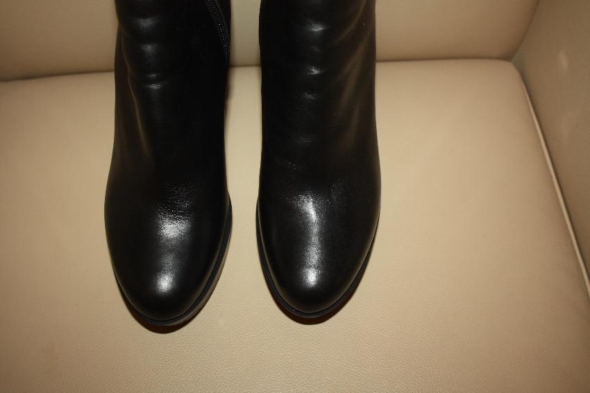 Valentino fur lined leather ankle boots