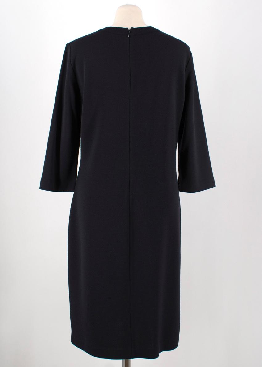 St. John Black Knit Dress