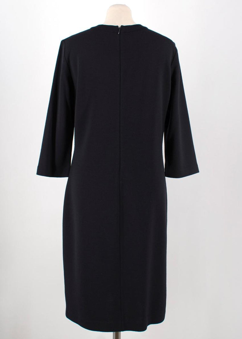 St. John Black Knit Dress