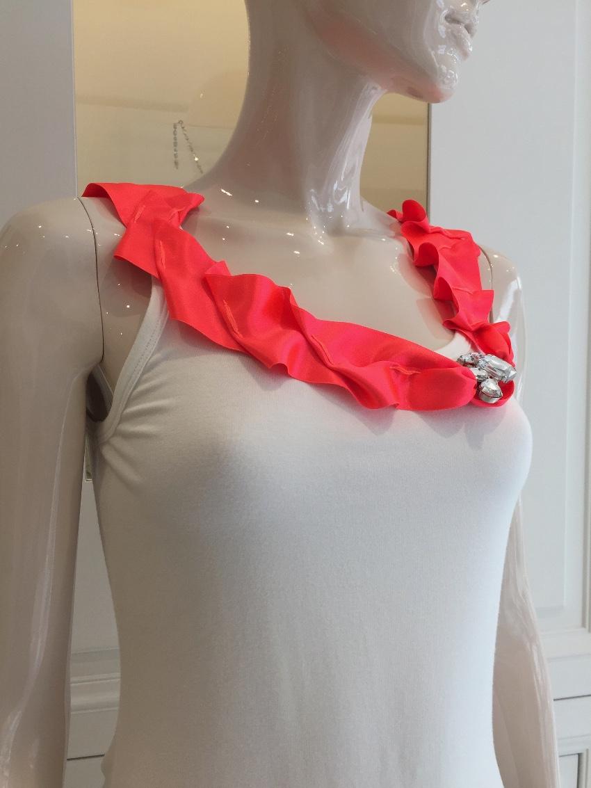 Blumarine Ribbon Vest Top