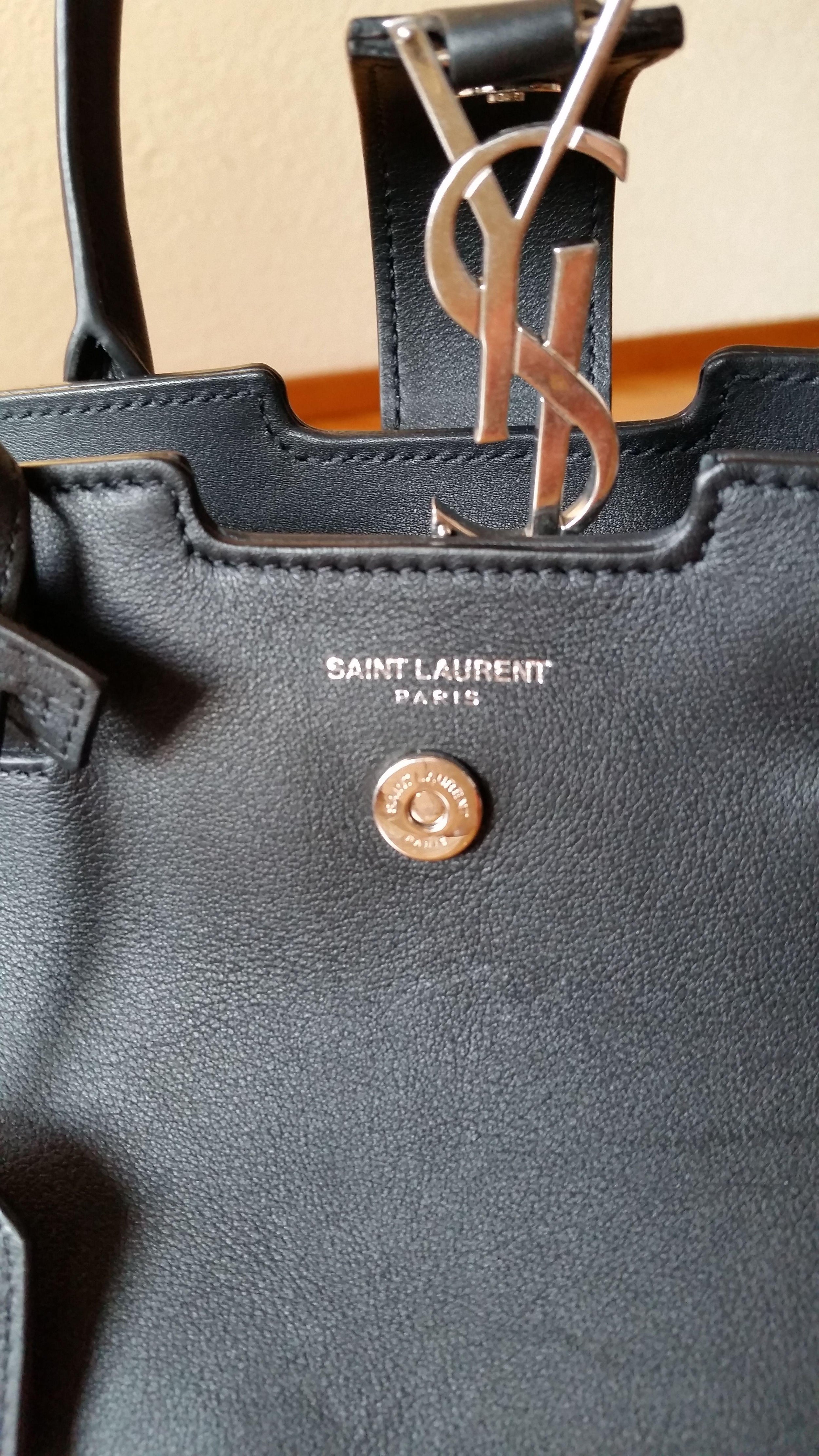 Black Studded Cabas Tote Bag