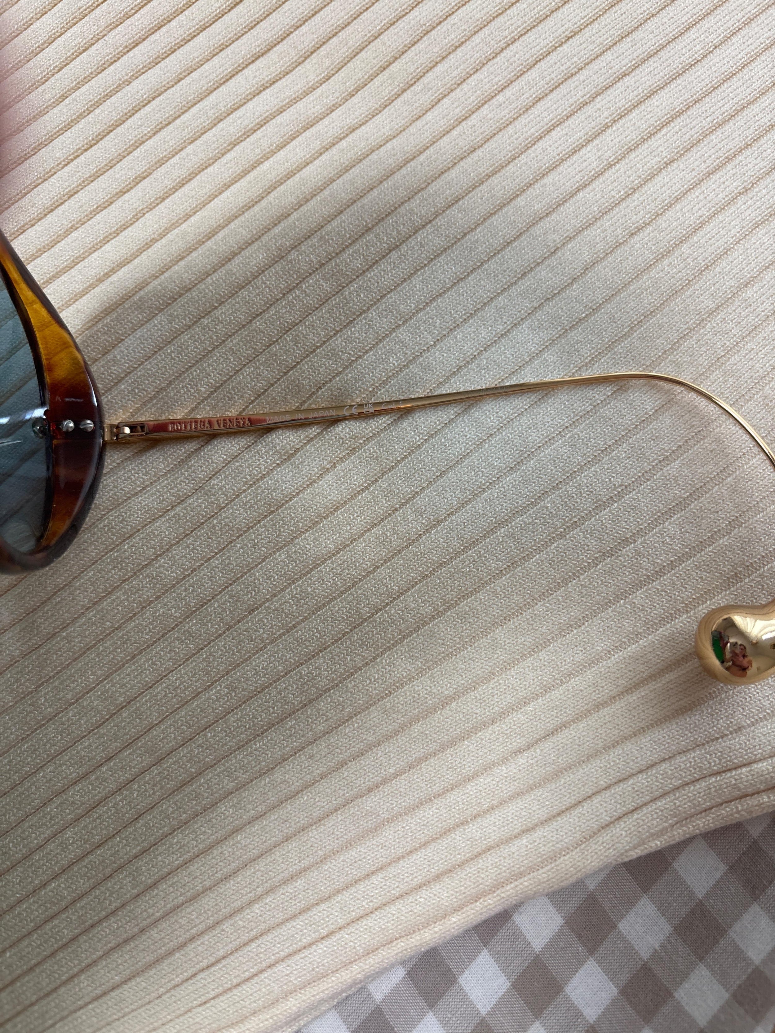 Bottega Veneta Blue Lens Sunglasses