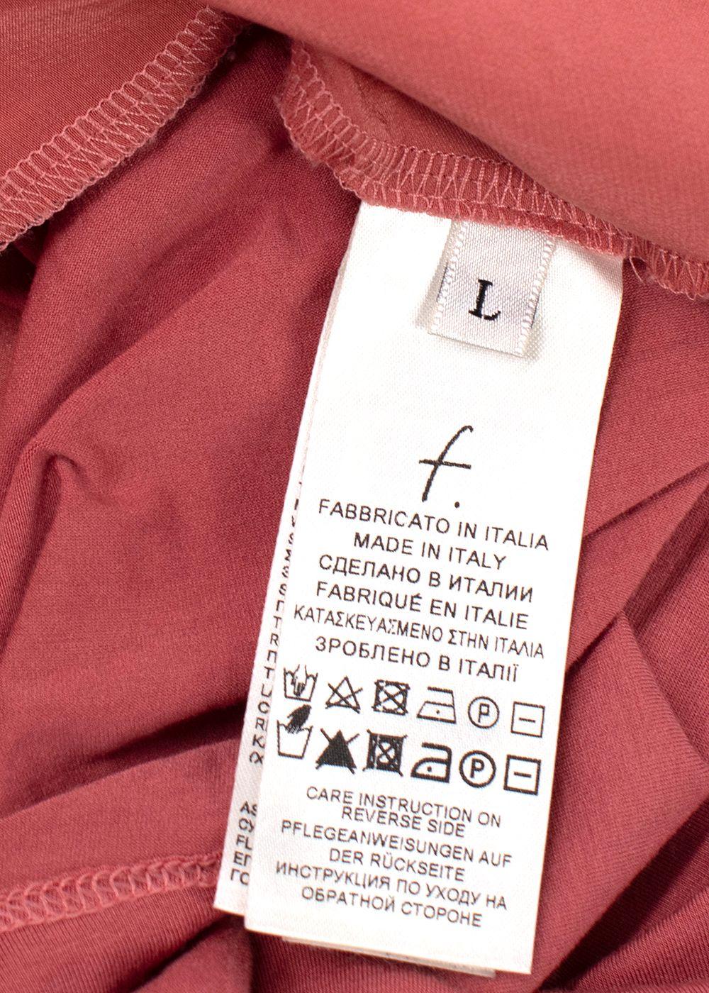 Falconeri Sunset Pink Silk Button Front Shirt