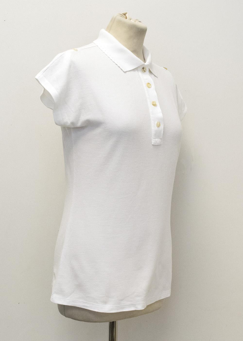 Boss Hugo Boss White Polo Shirt