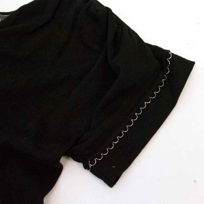 Mint Velvet Black Knitted Dress