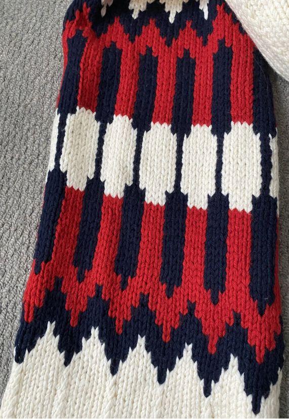 Chloe Tricolour Wool Scarf