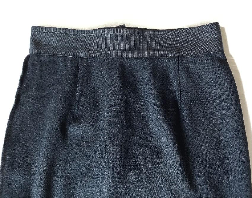 Dolce & Gabbana Stretch Crepe Black Skirt