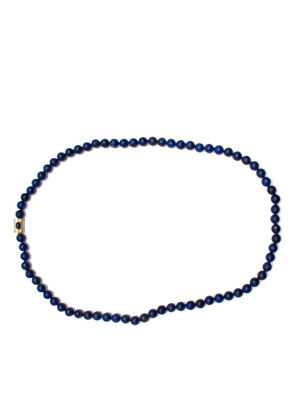 Bespoke Fine Quality Blue Agate Beaded Necklace