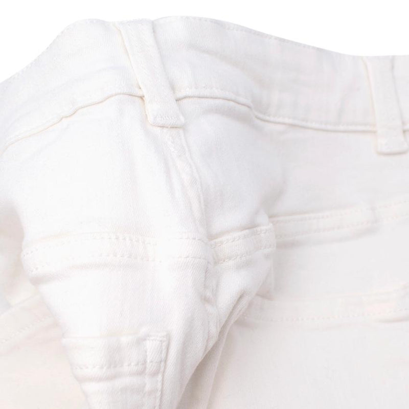 Erderm X Universal Standard White Patchwork Jeans
