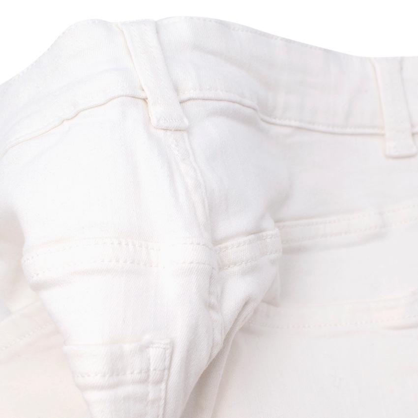 Erderm X Universal Standard White Patchwork Jeans