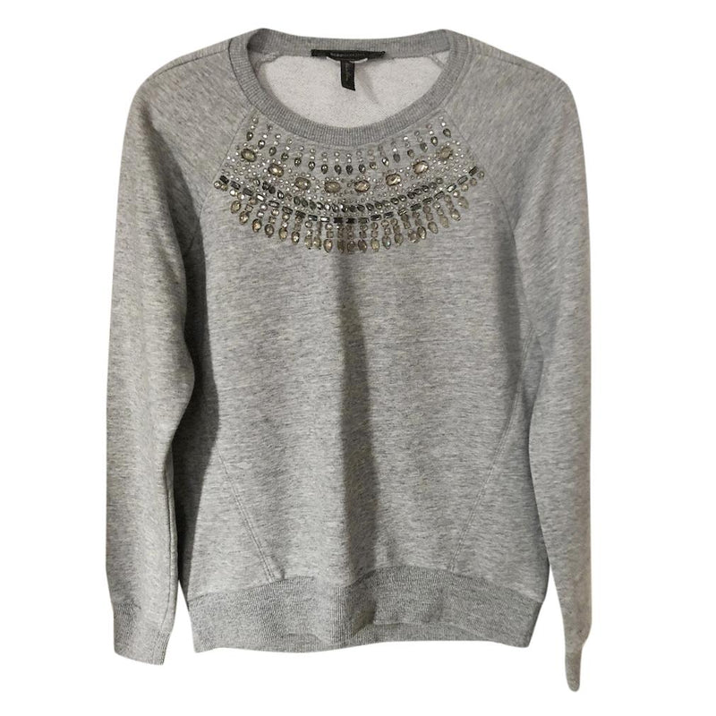 Bcbg maxazria crystal embellished sweatshirt