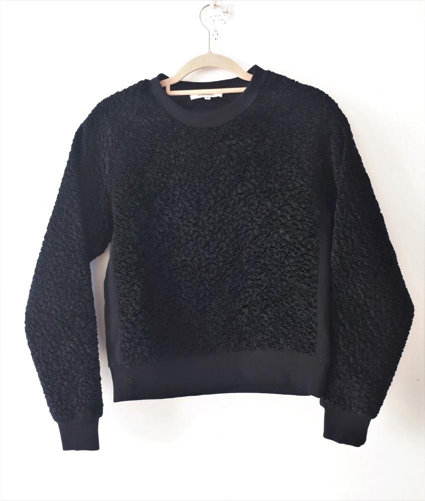 Carven Black Loop knit sweater