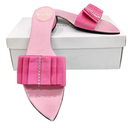 Sylvie Rost Paris Rose Pink Slides
