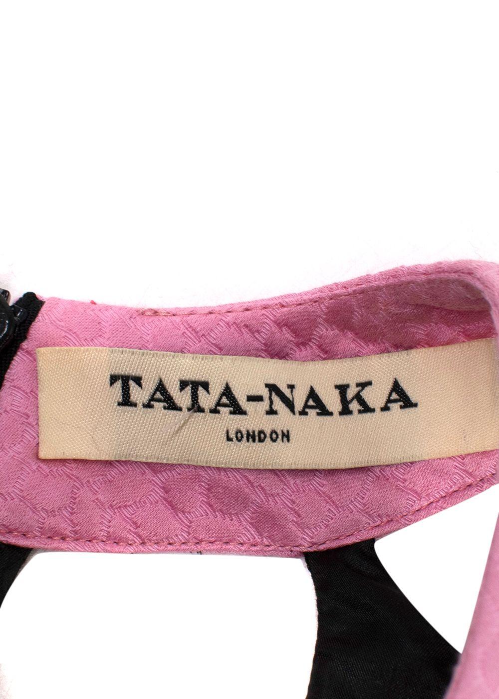 Tata Naka Colourblock Cut Out Dress