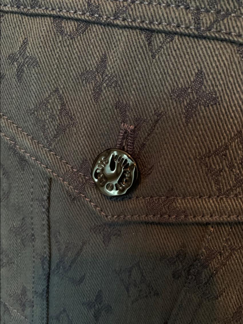Louis Vuitton Blue Monogram Denim Jacket