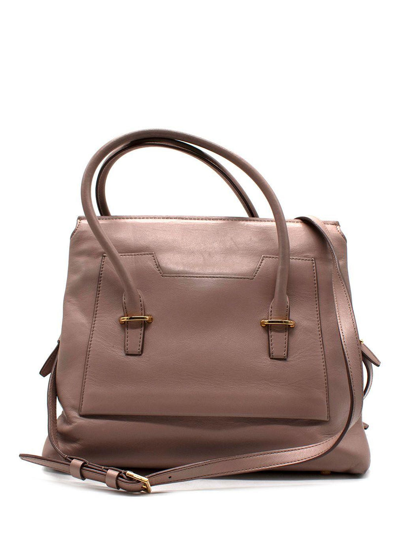 Tom Ford Smooth Calfskin Blush Icon Handbag