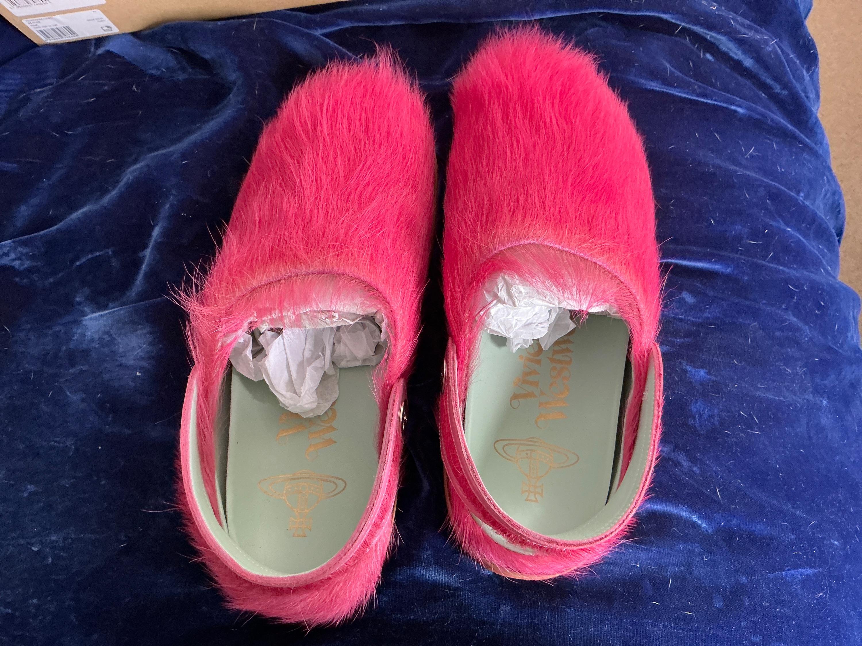 Vivienne Westwood Calf Hair Clogs