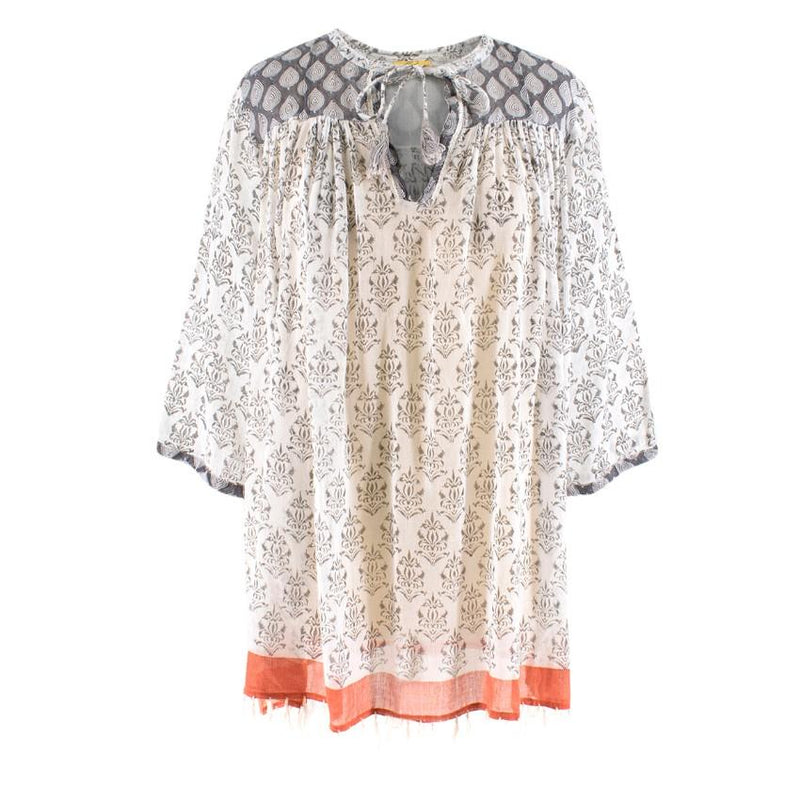Roberta Roller Rabbit ornate-print cotton tunic