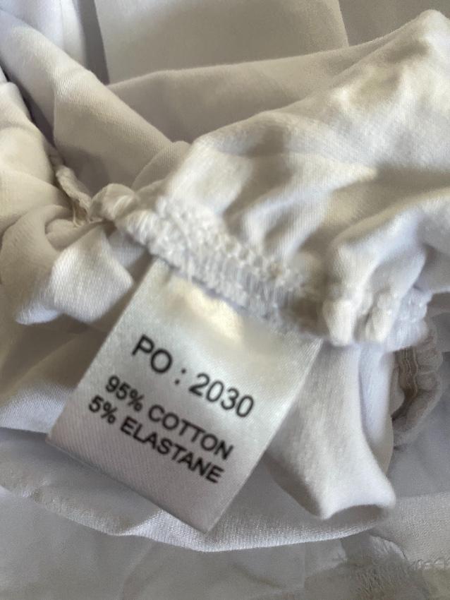 Seraphine maternity white ruched top