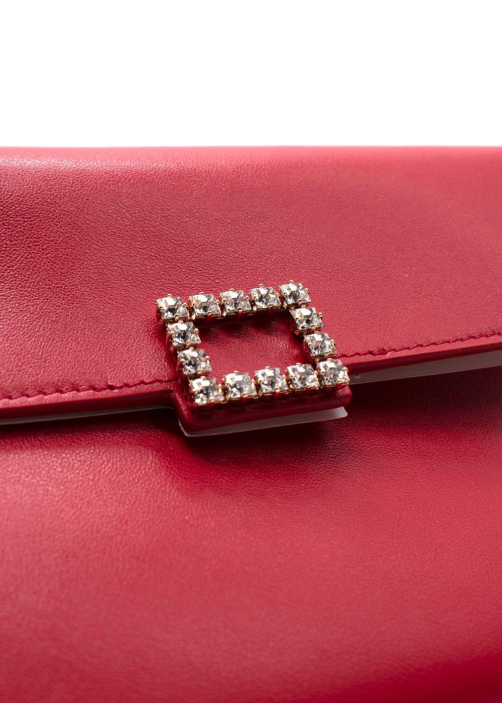 Roger Vivier Red Envelope Clutch
