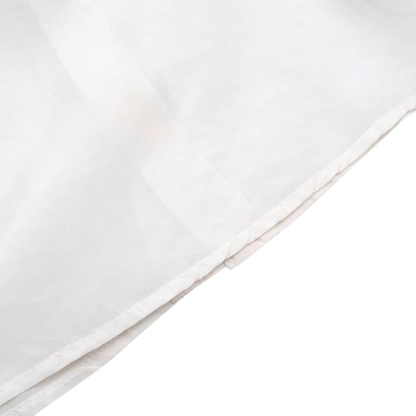 Belle enfant White Silk Long Sleeve Top