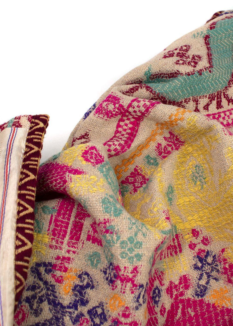 Etro Multicolour Pattern Embroidered Longline Vest