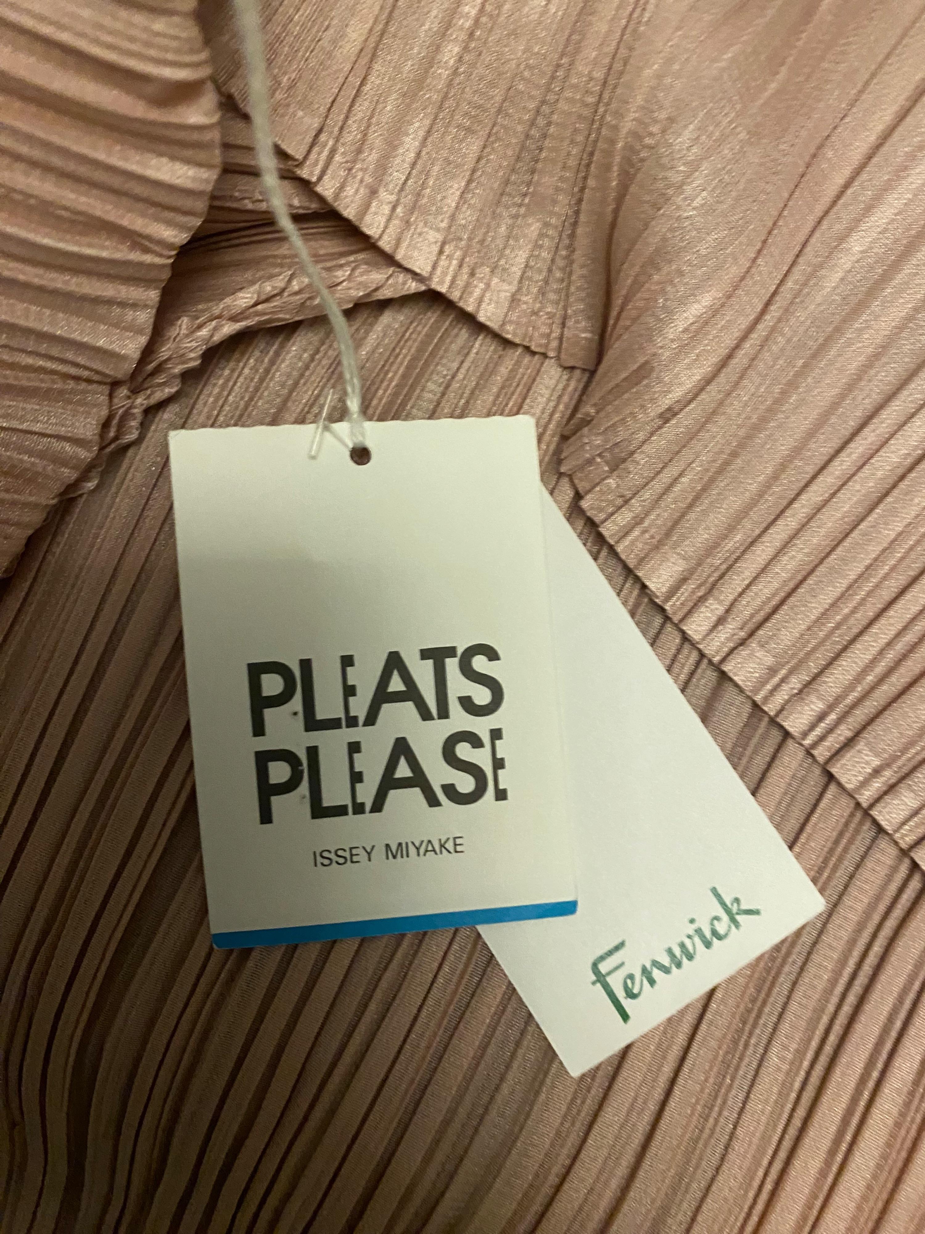 Pleats Please Drawstring Waist Midi Dress