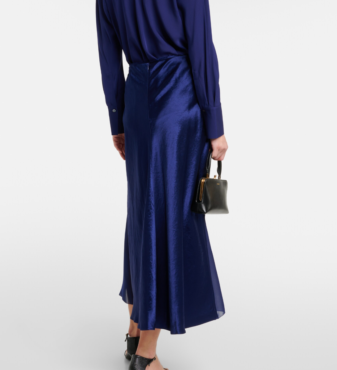 Vince Satin Slip Skirt