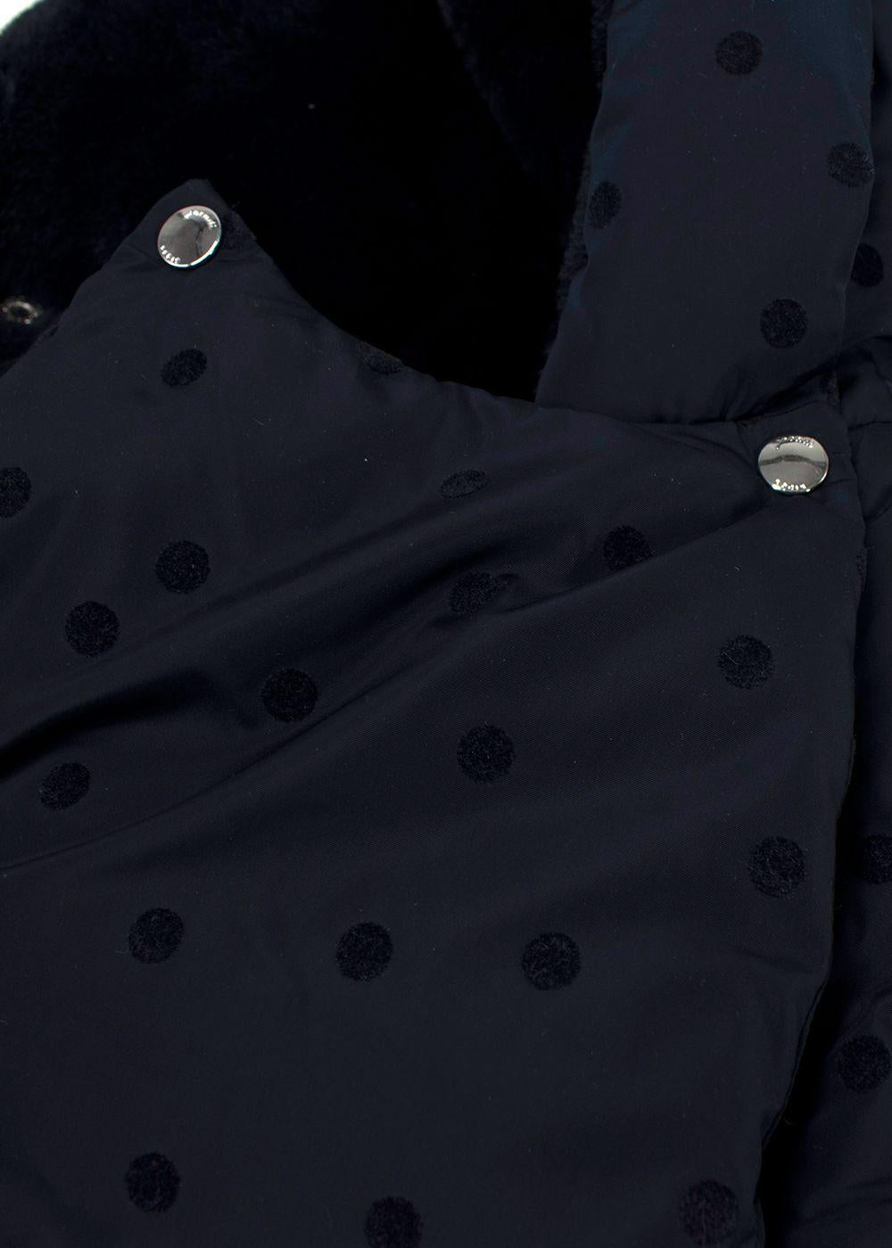 Jacadi Navy Polka Dot Baby Suit