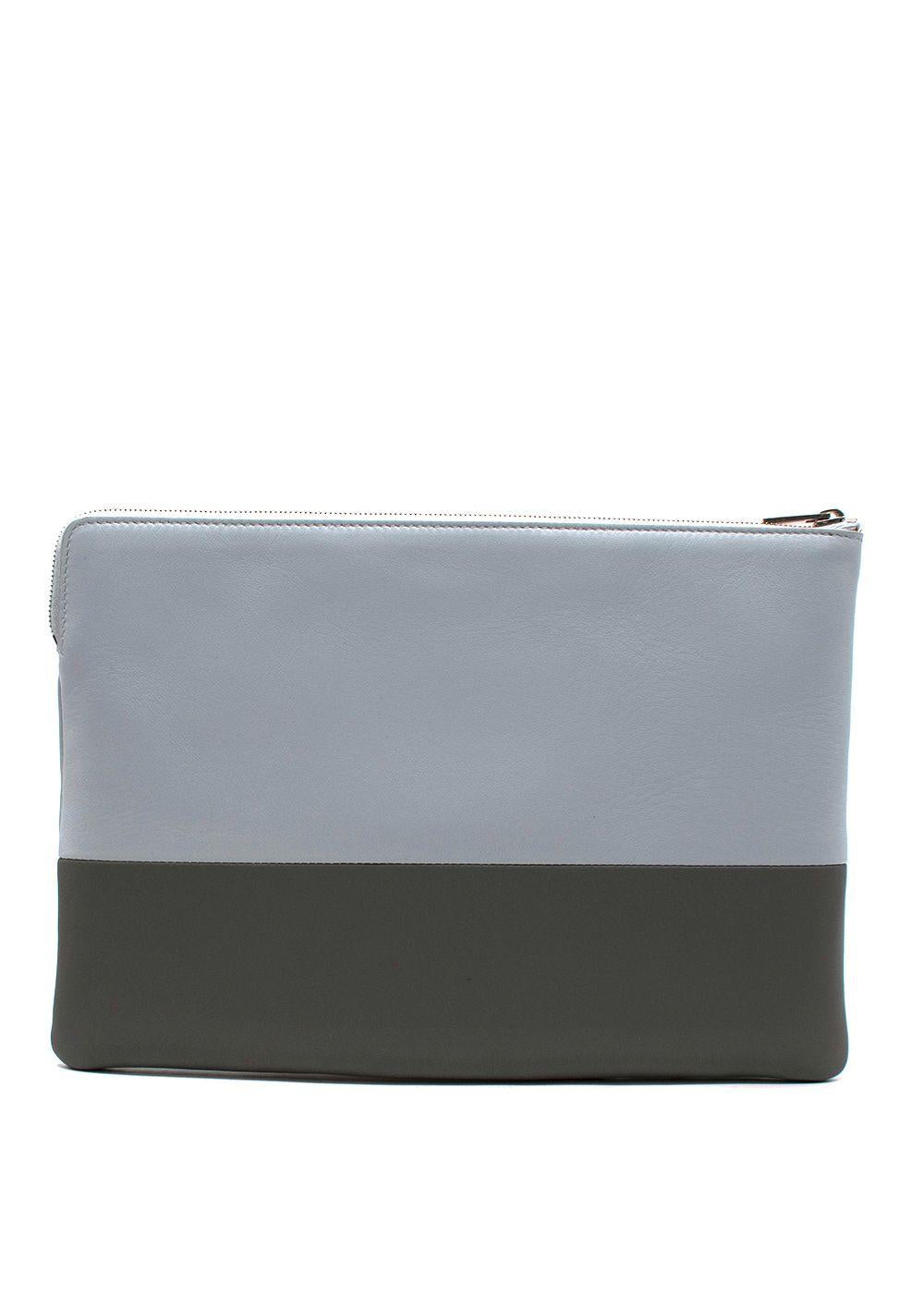Celine Bi-Colour Blue Pochette