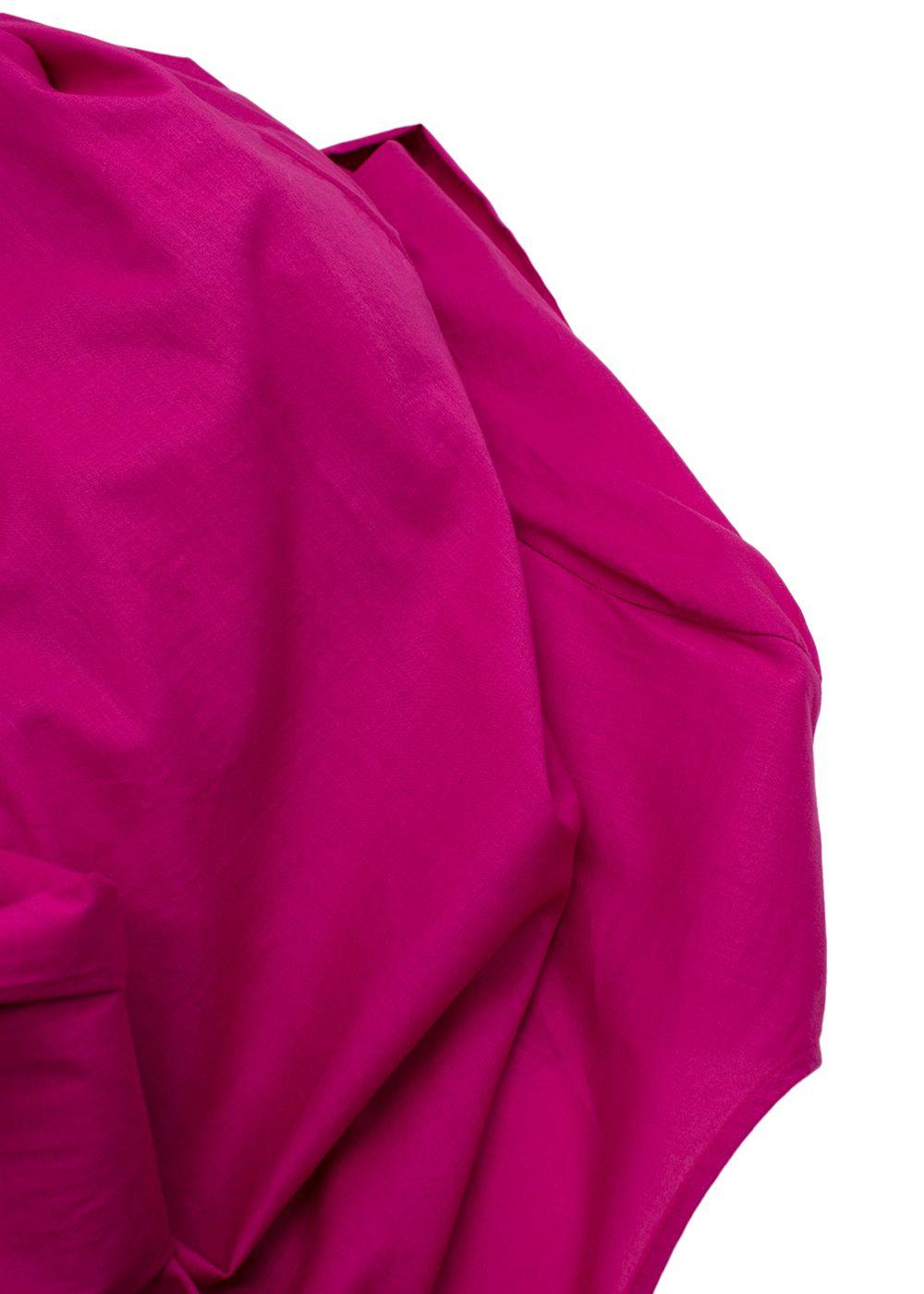 Merlette Pink Tiered Pleated Dress