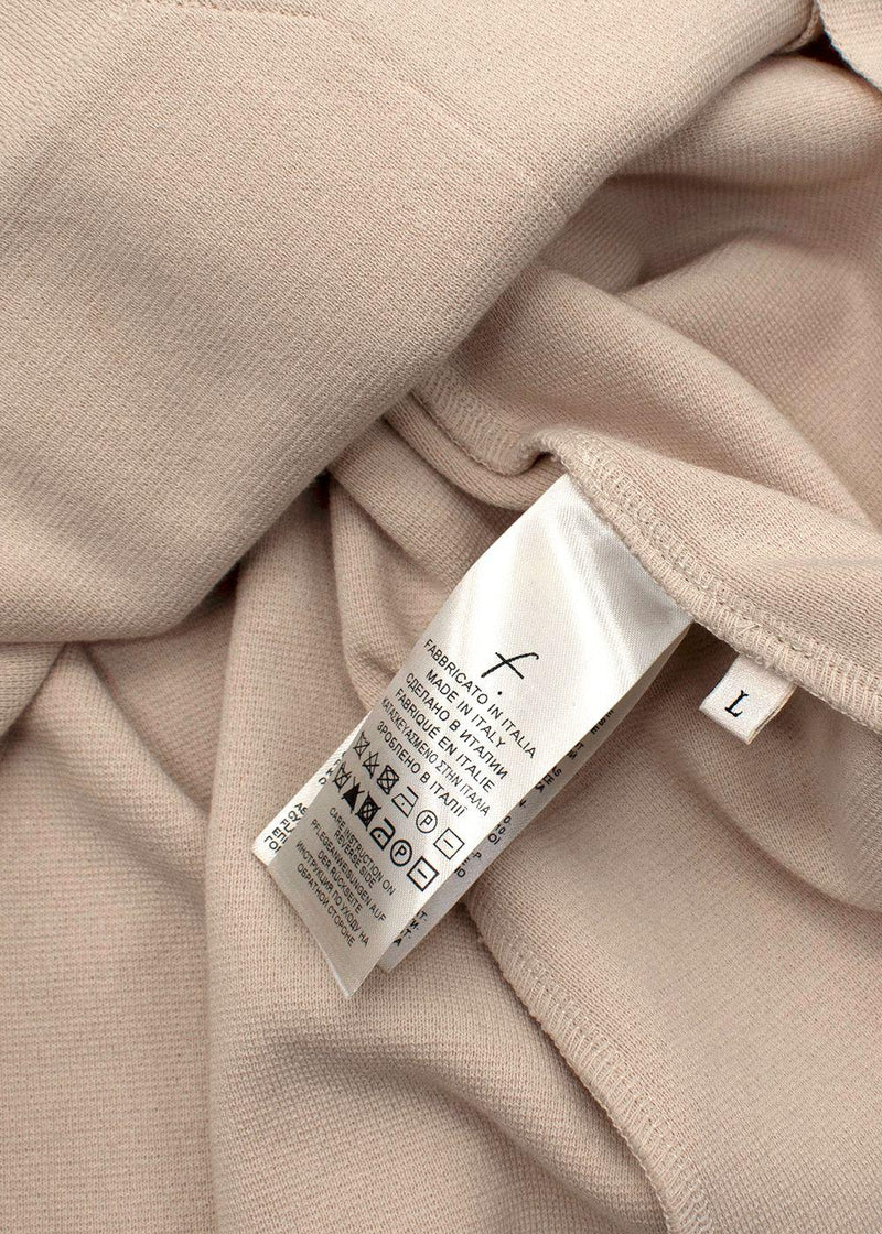 Beige Cotton Blend Lightweight Blazer