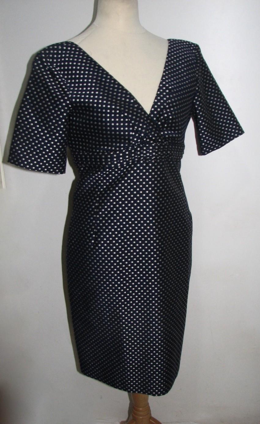 Paul & Joe blue polkadot dress