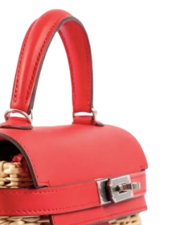 Hermès Kelly 20 Picnic Swift & Osier Rouge De Coeur