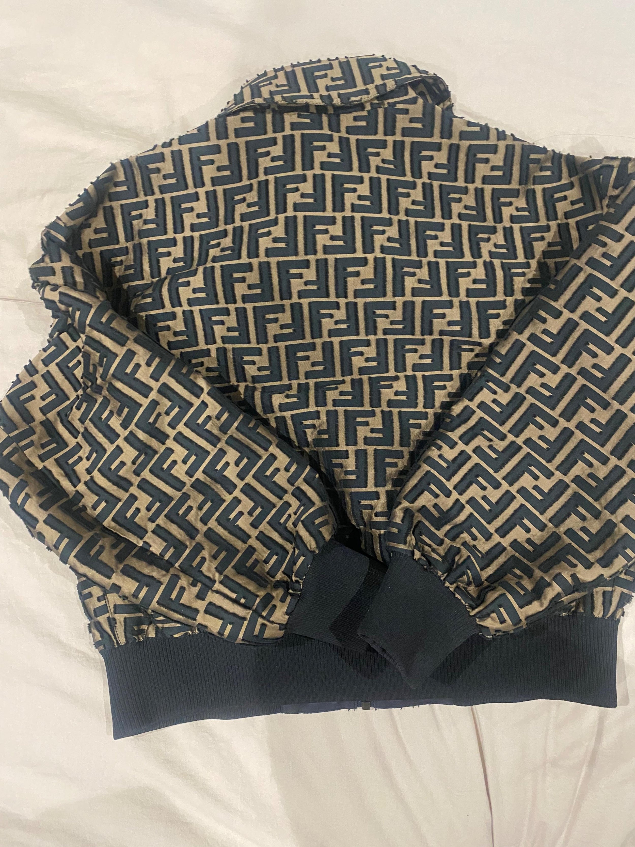 Zucca Monogram Bomber Jacket