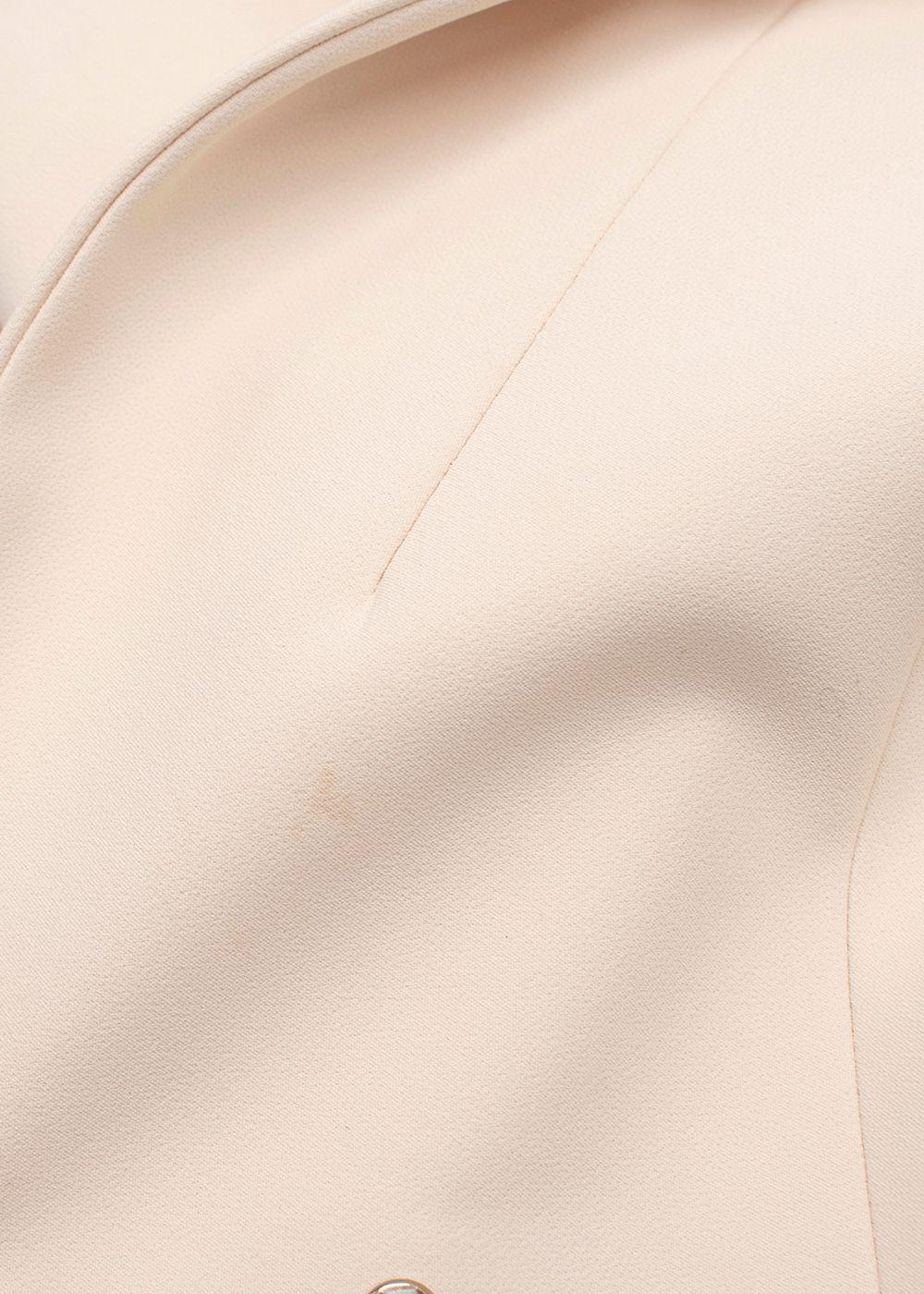 Elisabetta Franchi Beige Abito Donna Blazer Dress