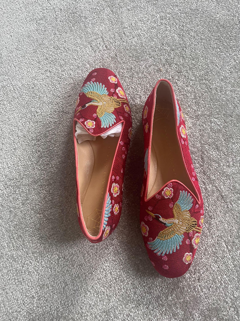 Multicolour Embroidered Ballet Flats