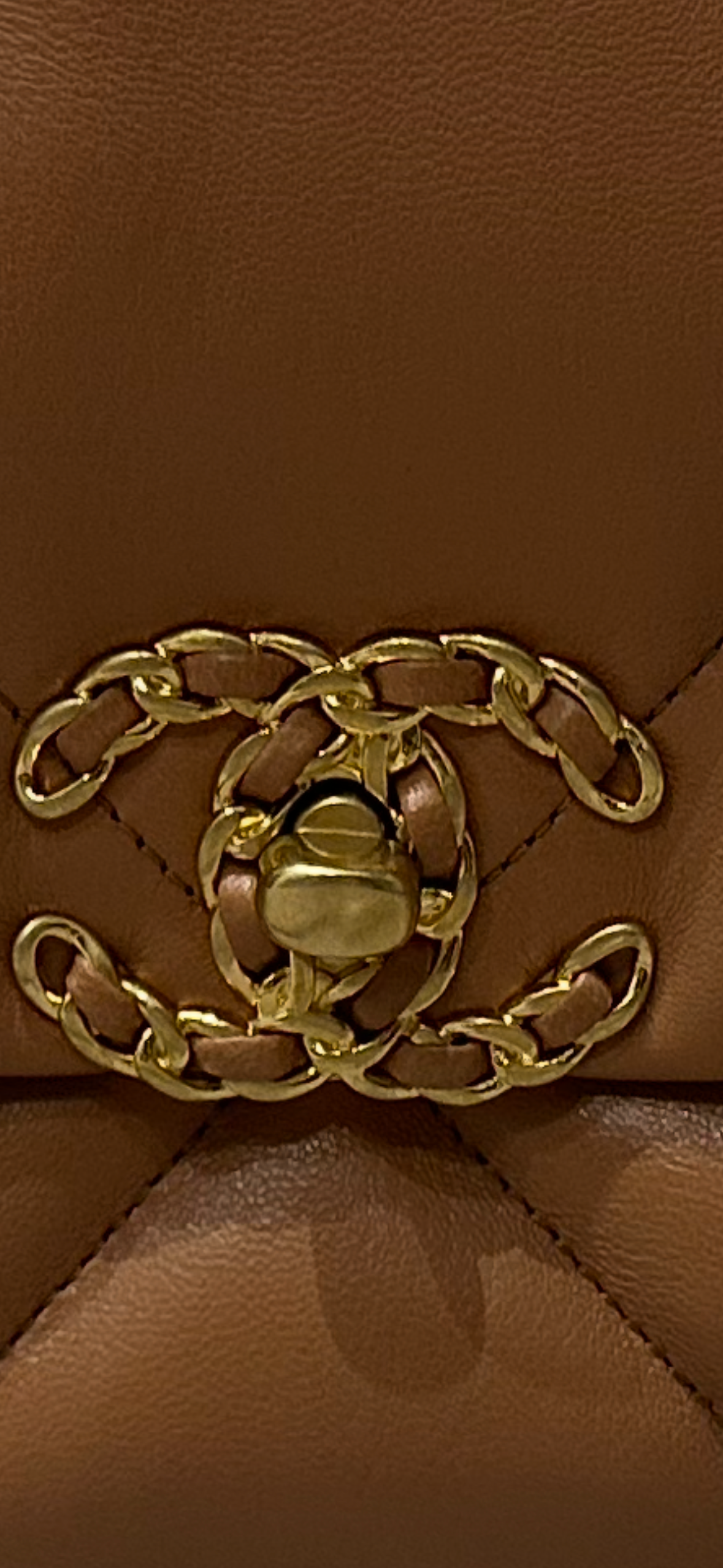 Small Caramel Leather 19 Bag