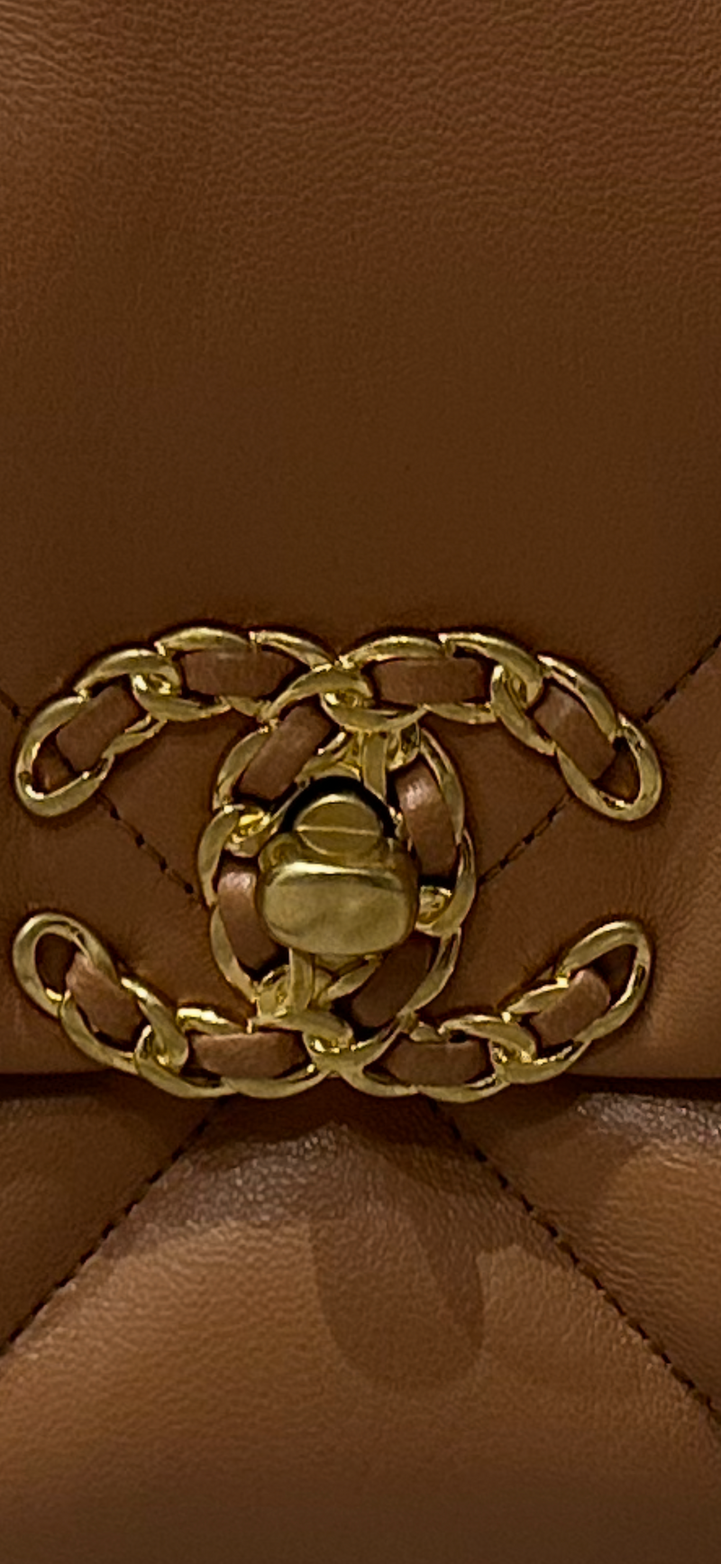 Small Caramel Leather 19 Bag
