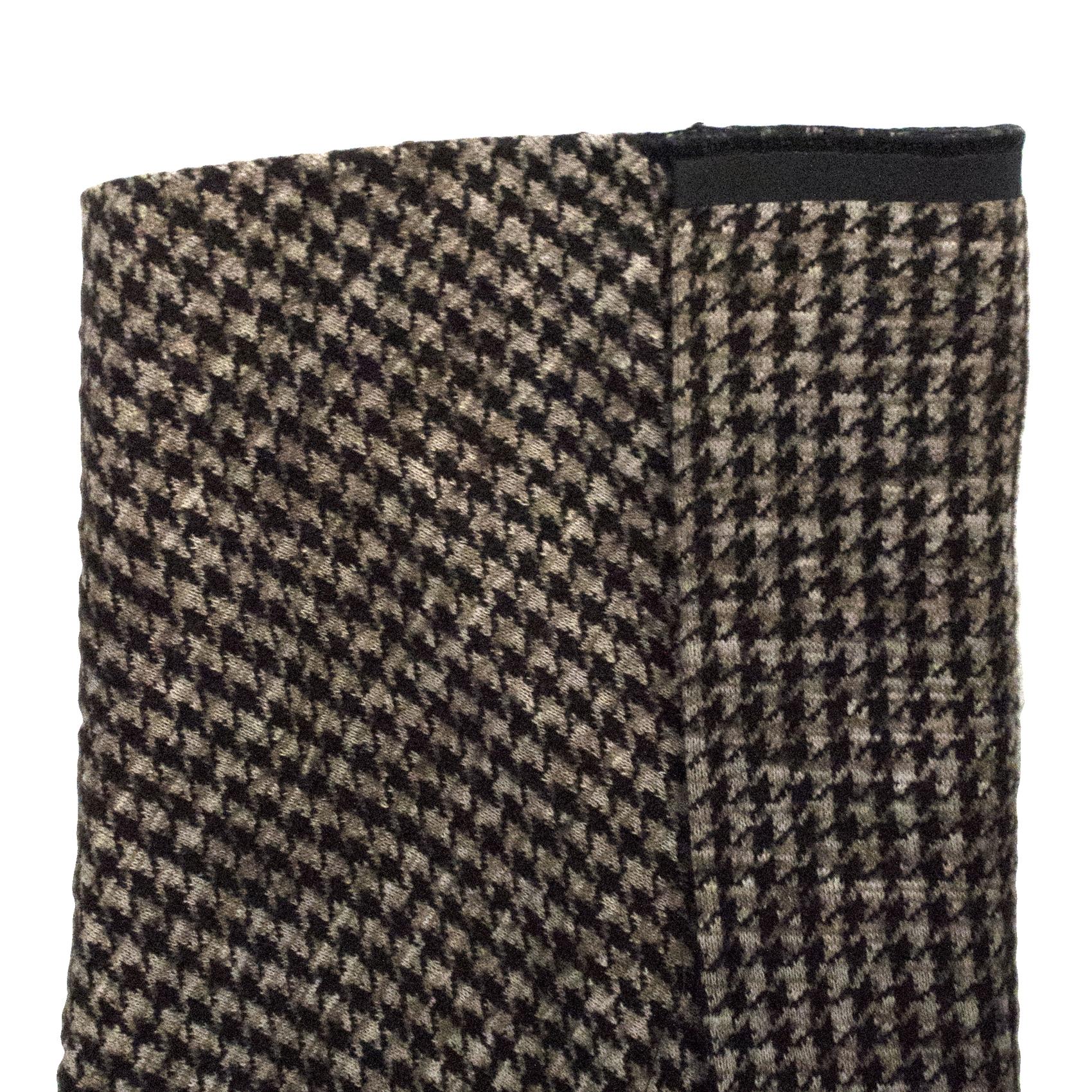 Olivier Strelli Brown Houndstooth Double Breasted Jacket