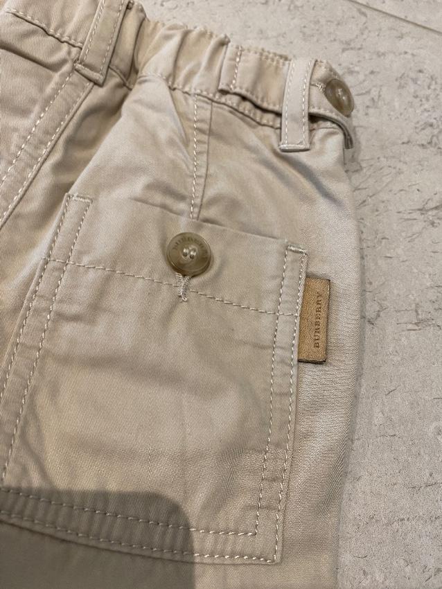 Burberry Baby Cotton Beige Chinos