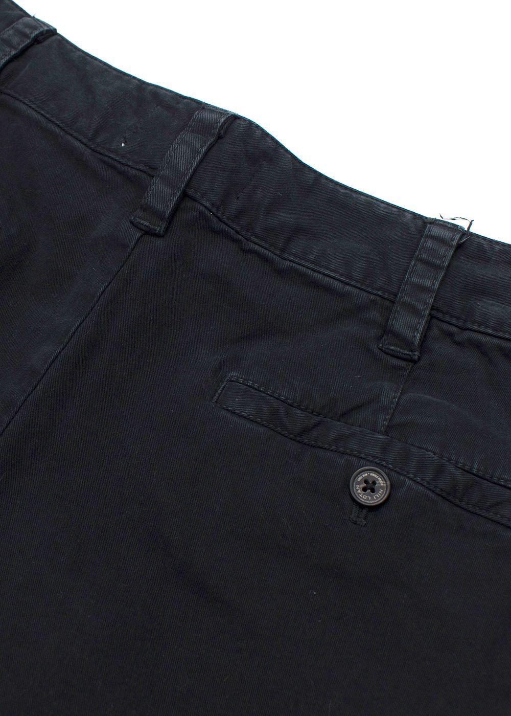 Nili Lotan Carbon Black High Waisted Eliot Boy Pant