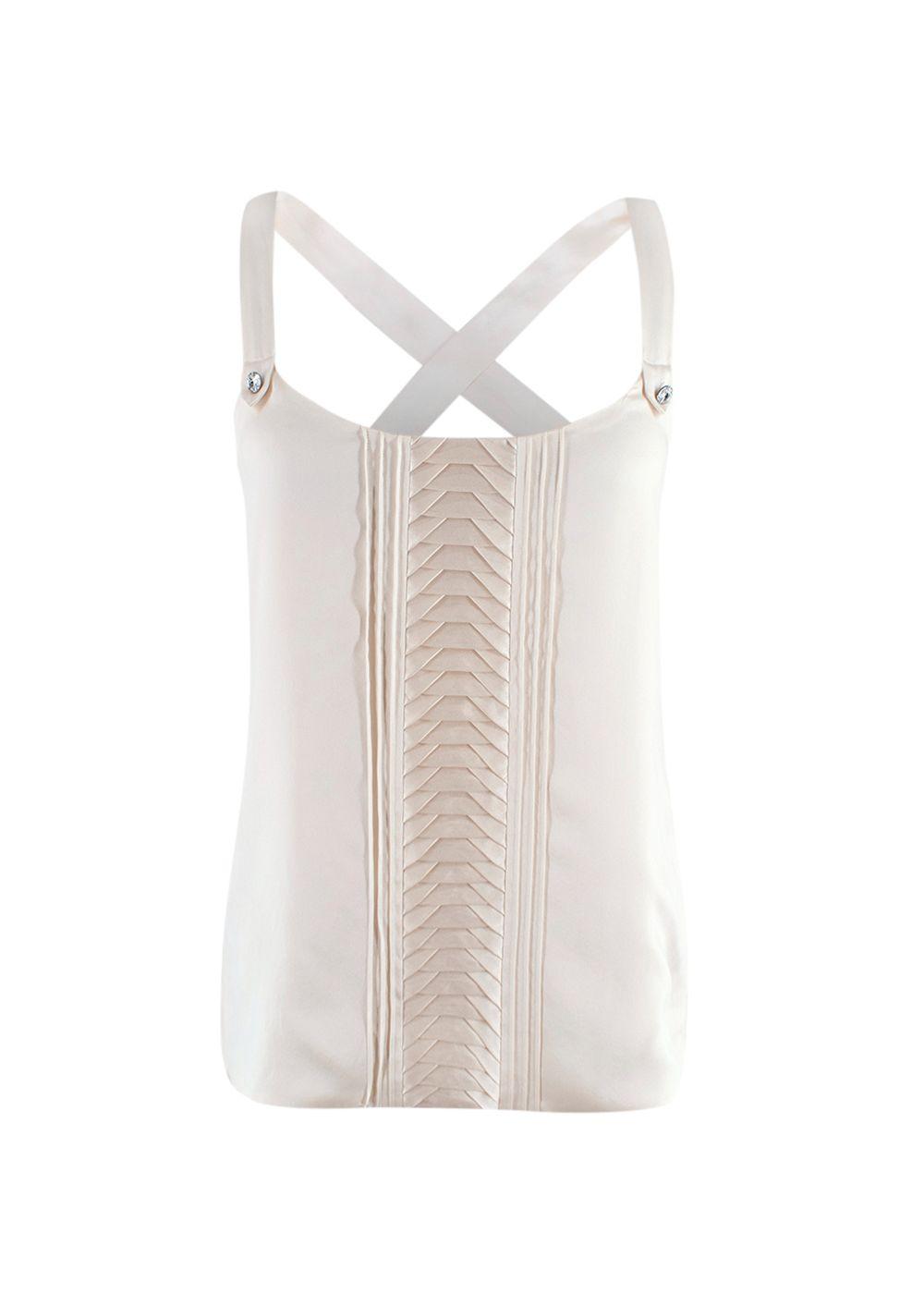 Matthew Williamson Cream Silk Vest