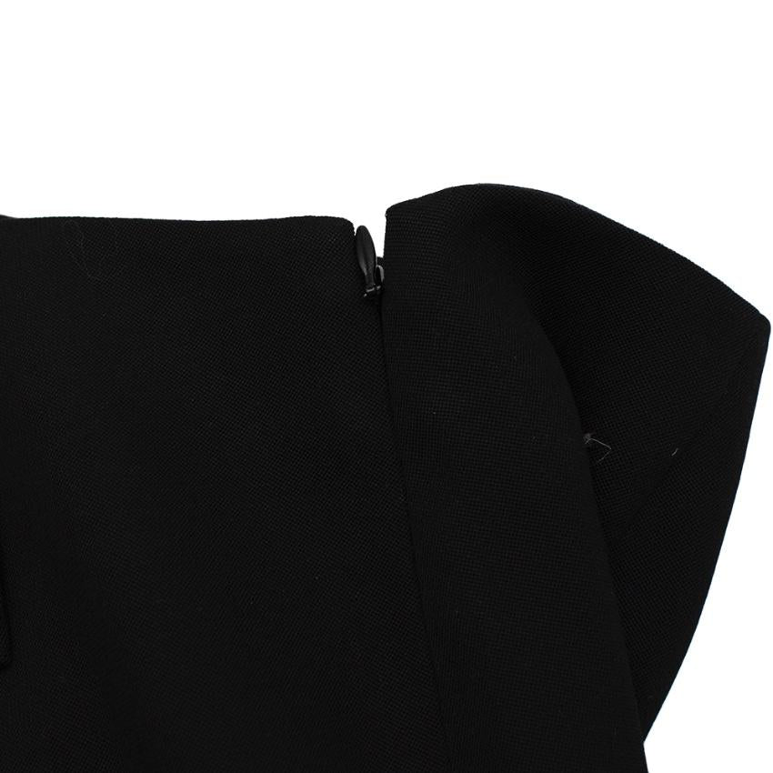 Balenciaga Black Single Button Detail Trousers