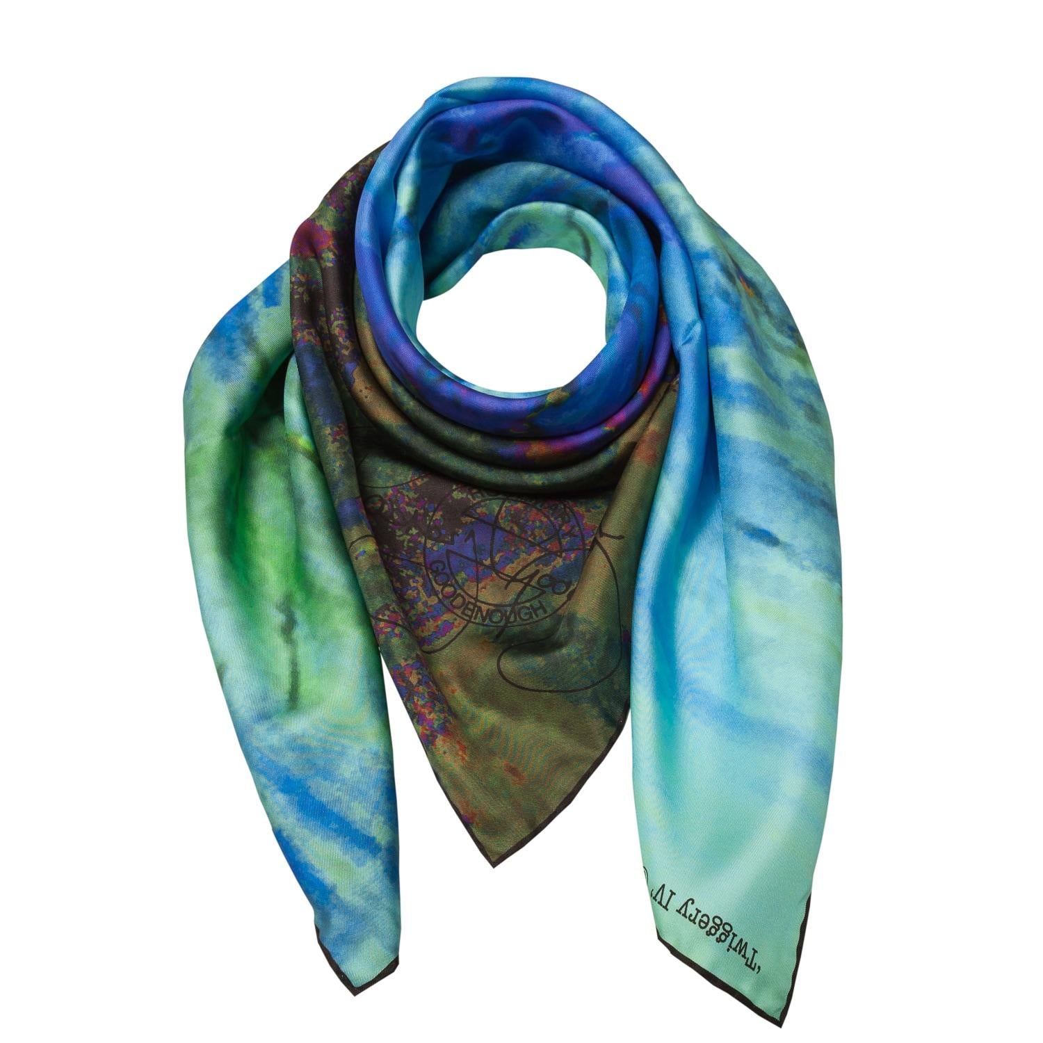 Rosemary Goodenough Twiggery IV Silk Scarf