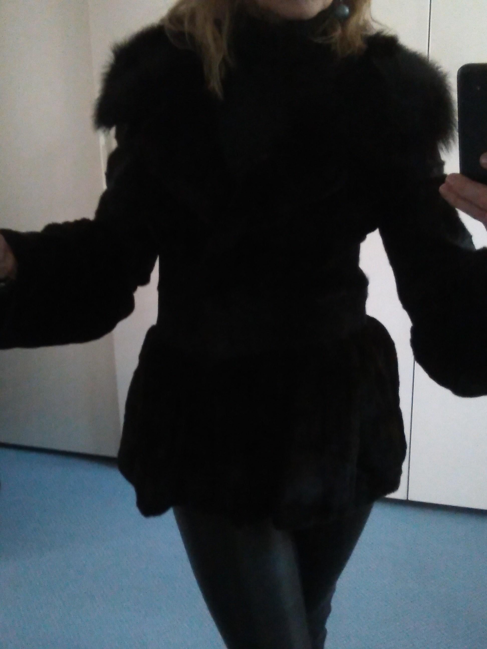 Giambattista Valli Brown Mink Fur Coat Jacket