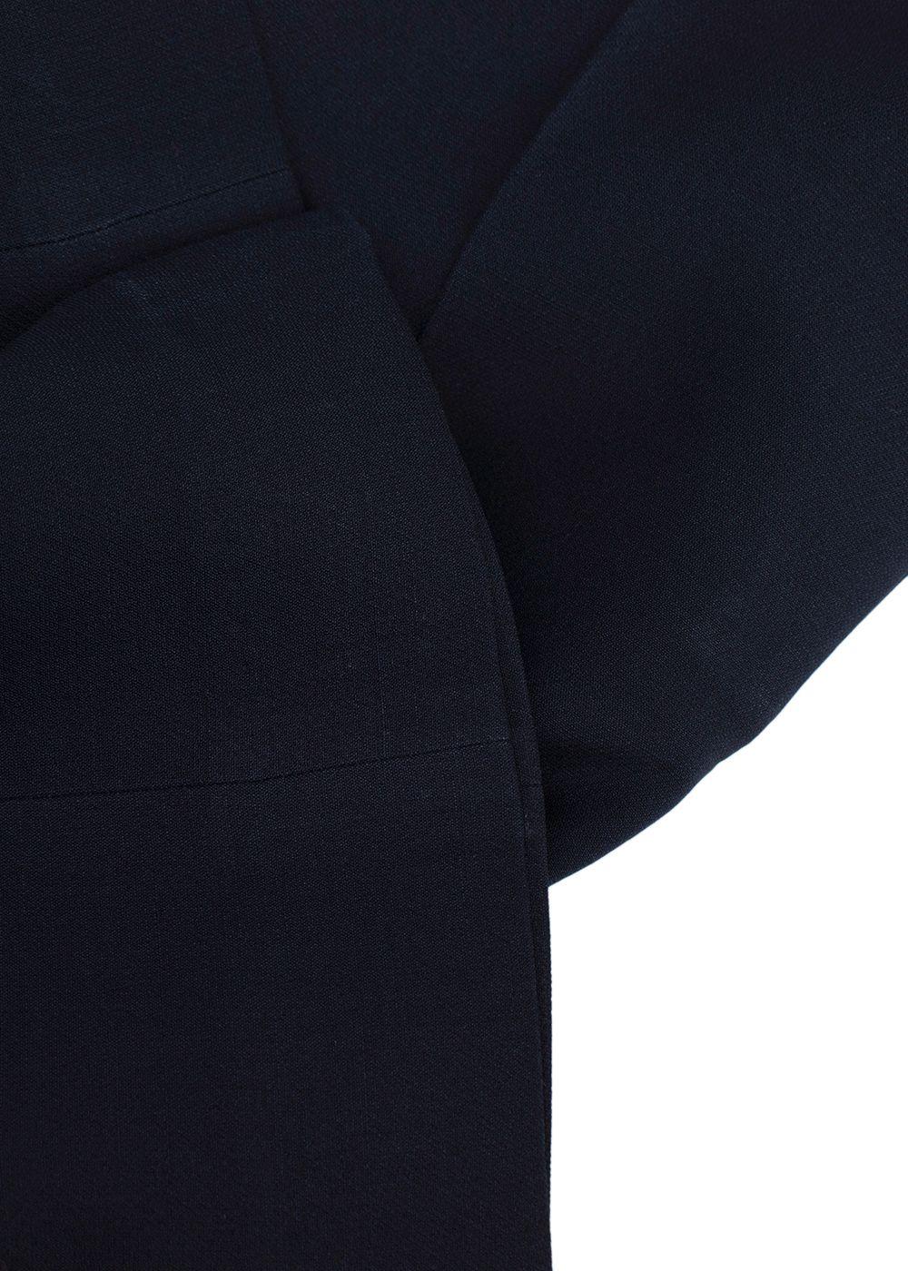 Valentino Navy Tailored Cropped Trousers