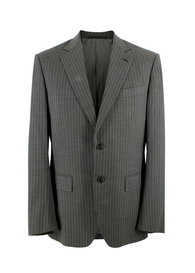 Ermenegildo Zegna Grey PinStripe Single Breasted Blazer and Trouser Suit