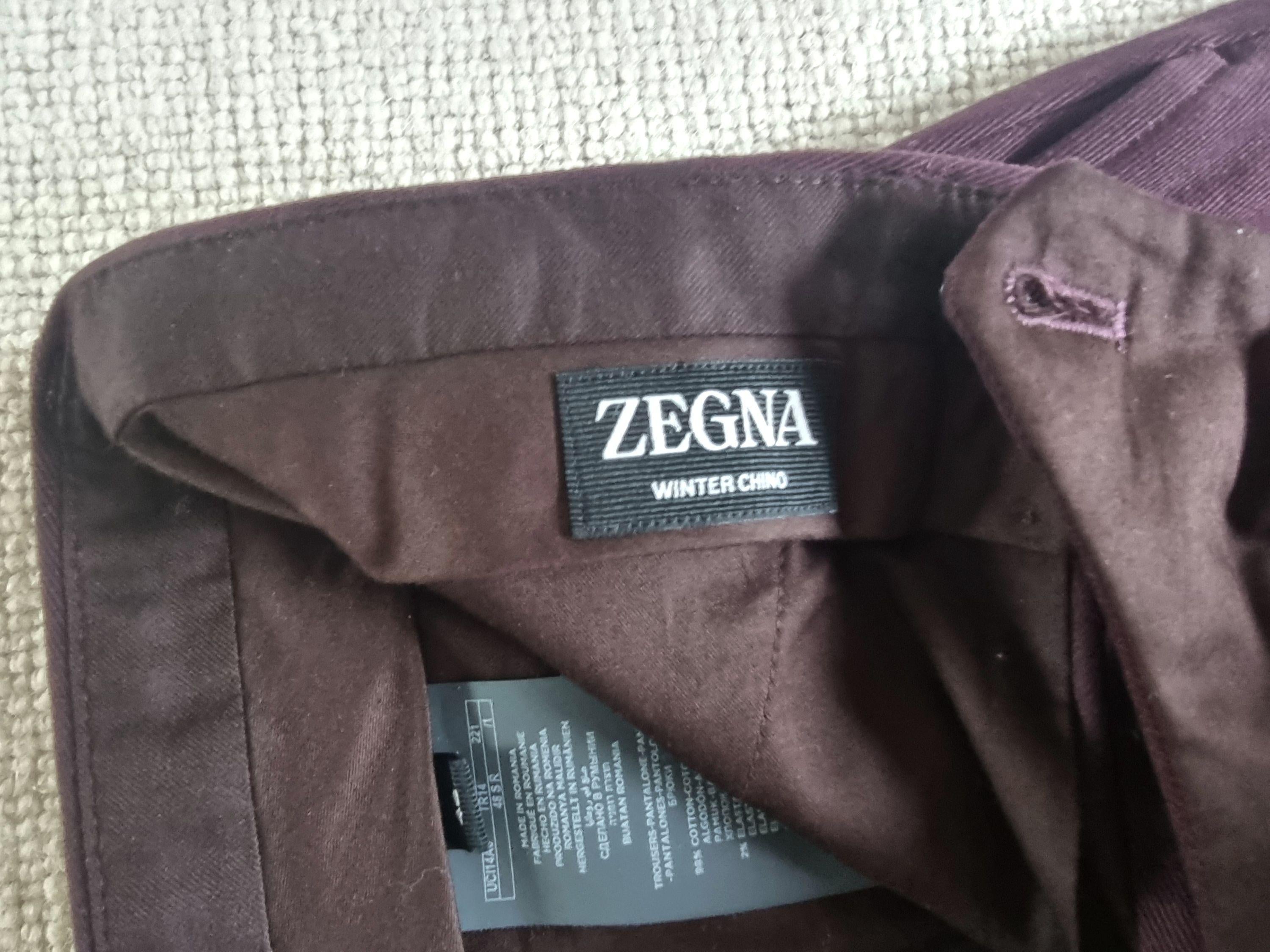 Ermenegildo Zegna Brushed Cotton Chinos